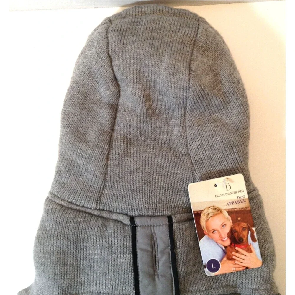 Dog Coat Jacket Gray Large 17